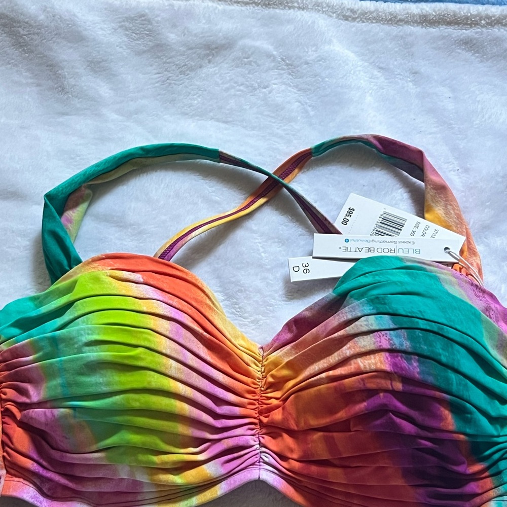 Bleu Rod Beattie Multicolor Swim Top